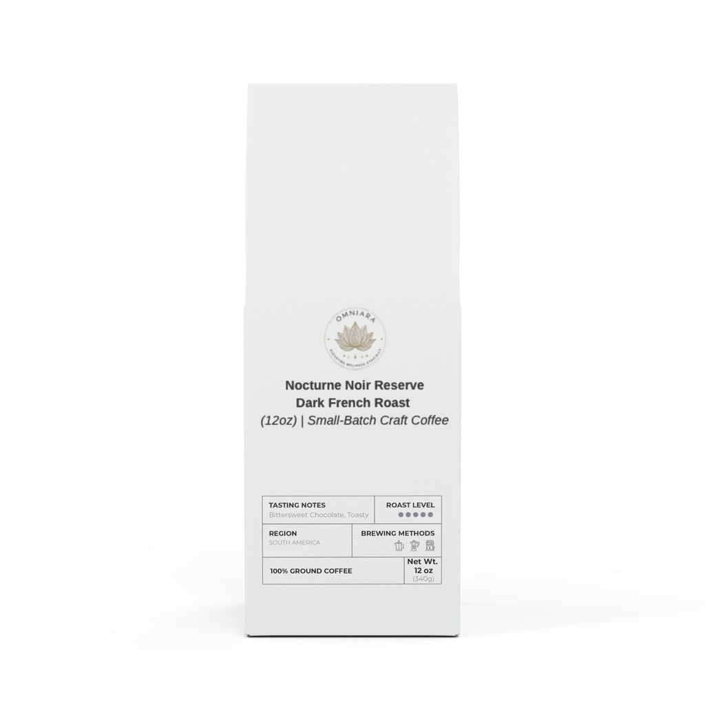 Nocturne Noir Reserve – Dark French Roast (12oz) | Small-Batch Craft Coffee