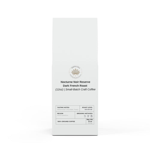 Nocturne Noir Reserve – Dark French Roast (12oz) | Small-Batch Craft Coffee