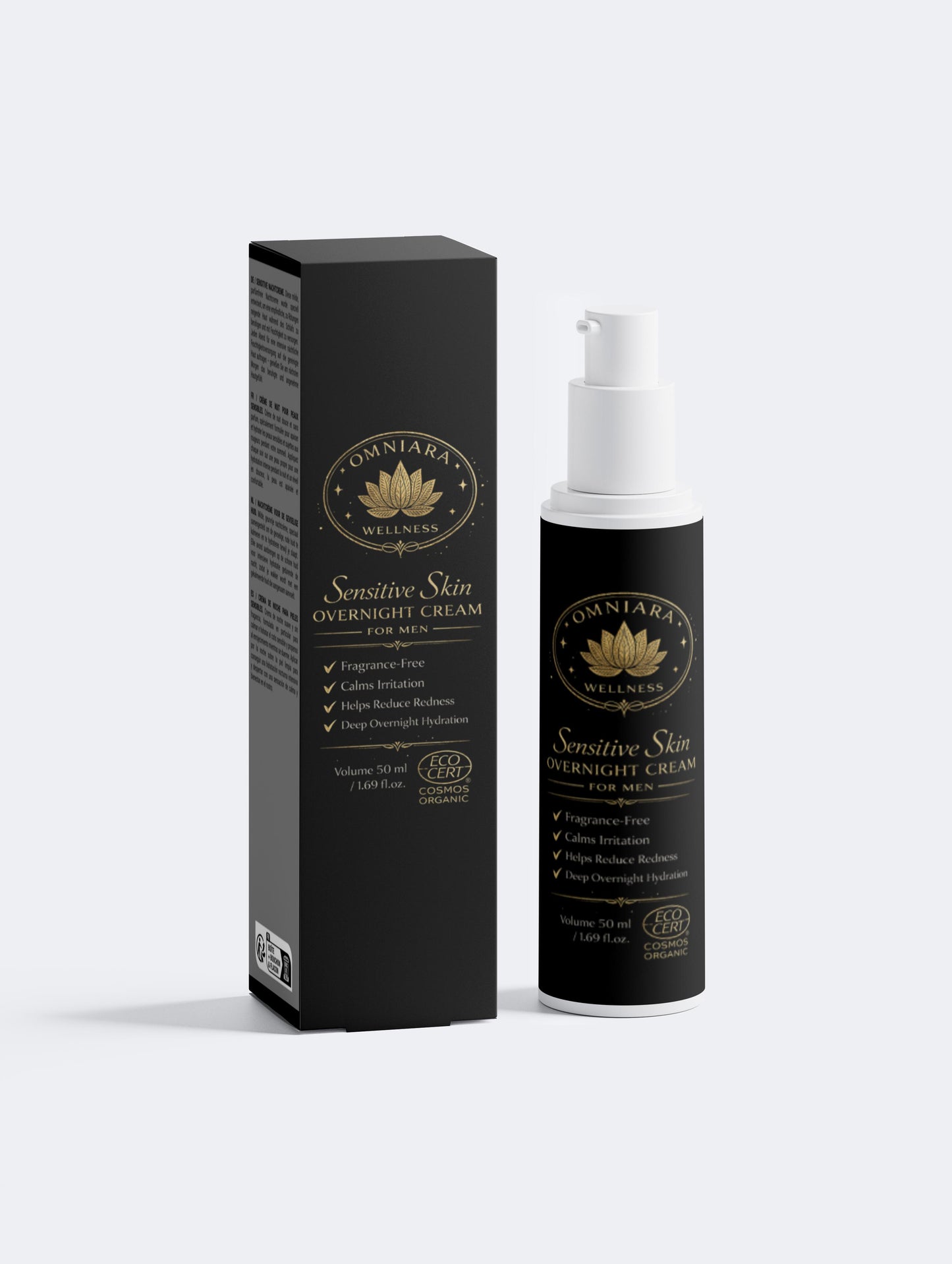 Sensitive Skin Overnight Cream, Fragrance-Free